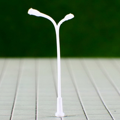 Κίνα Οδική κλίμακα πρότυπο άσπρο Lampposts 1:300 για τα σχεδιαγράμματα σταθμών τρένου HO προμηθευτής