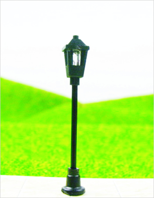 Κίνα Τ1 Custom 6V Single-κεφαλή Street φώτα πλαστικών πρότυπο φανό Post για διατάξεις σιδηρόδρομου 4,5 cm προμηθευτής