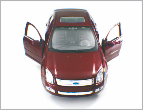 Κίνα Μίνι Diecast κραμάτων σκούρο κόκκινο συνήθειας τήξη της Ford αυτοκινήτων 2006 κλίμακας πρότυπη ως δώρο προμηθευτής