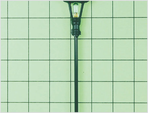 Κίνα Τ6 Custom Billboard Street πλαστικών κλίμακας μοντέλο Lamppost για σιδηροδρομικές HO διατάξεις 6 cm προμηθευτής