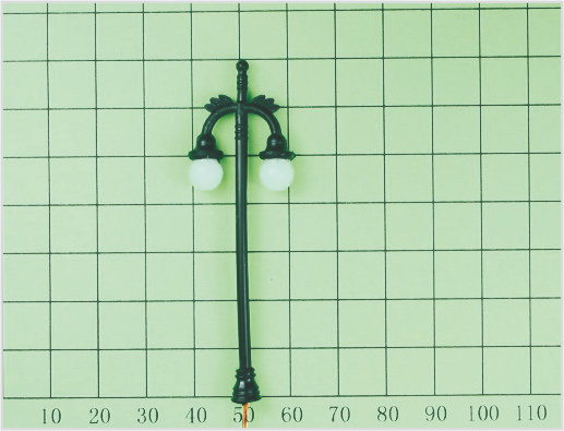 Κίνα Τ8 OEM διπλό φωτεινή Street μοντέλο Lamppost 7 cm για διάταξη της αμαξοστοιχίας προμηθευτής