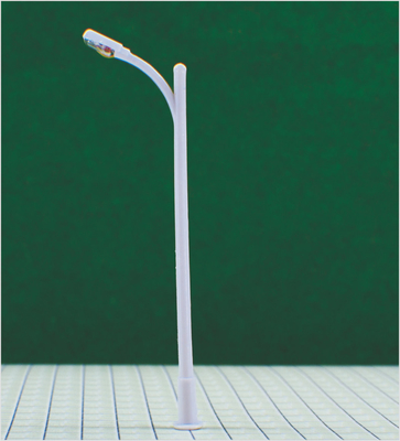 Κίνα RA100 Custom 6V Billboard Street πλαστικών κλίμακας μοντέλο Lamppost για σιδηροδρομικές HO διατάξεις 9,5 cm προμηθευτής