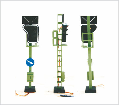 Κίνα T153 Custom 6V Billboard Street πλαστικών κλίμακας μοντέλο Lamppost για σιδηροδρομικές HO διατάξεις προμηθευτής