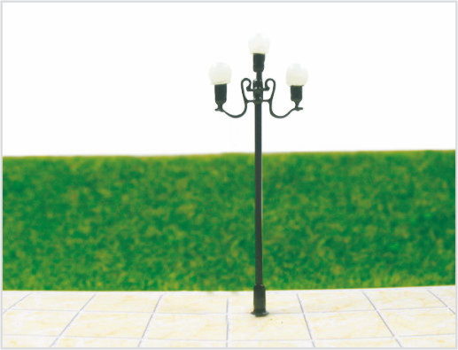 Κίνα T73 Custom 6V φωτεινή Street κλίμακας μοντέλο, Lamppost 7 cm για διαμόρφωση αμαξοστοιχίας HO προμηθευτής