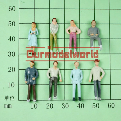 4.3cm αρχιτεκτονικό κλίμακας πρότυπο πλαστικό ABS αριθμών κλίμακας ανθρώπων αρχιτεκτονικό προμηθευτής