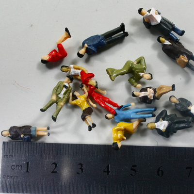 24pcs χαριτωμένη μόνιμη αρχιτεκτονική κλίμακα 1:87 τοπίου HO τραίνων οδών ανθρώπων κλίμακας πρότυπη προμηθευτής