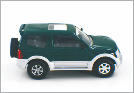 1/43 Diecast πράσινα πρότυπα αυτοκίνητα Mitubishi Pajero κλίμακας συνήθειας κραμάτων για τη συλλογή &amp; το δώρο προμηθευτής