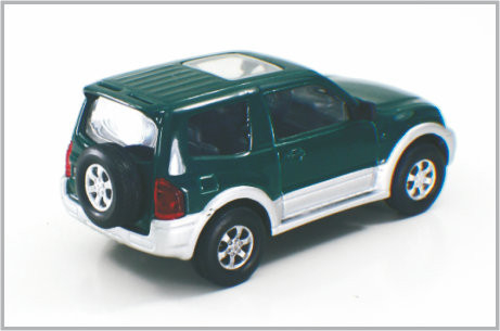 1/43 Diecast πράσινα πρότυπα αυτοκίνητα Mitubishi Pajero κλίμακας συνήθειας κραμάτων για τη συλλογή &amp; το δώρο προμηθευτής