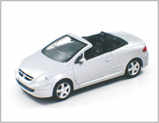 1/43 μίνι Diecast πρότυπα αυτοκίνητα Peugeot 307 κλίμακας συνήθειας κραμάτων για το δώρο &amp; το σπίτι Decoratio προμηθευτής