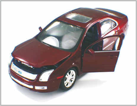 Μίνι Diecast κραμάτων σκούρο κόκκινο συνήθειας τήξη της Ford αυτοκινήτων 2006 κλίμακας πρότυπη ως δώρο προμηθευτής