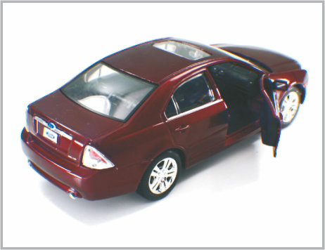 Μίνι Diecast κραμάτων σκούρο κόκκινο συνήθειας τήξη της Ford αυτοκινήτων 2006 κλίμακας πρότυπη ως δώρο προμηθευτής