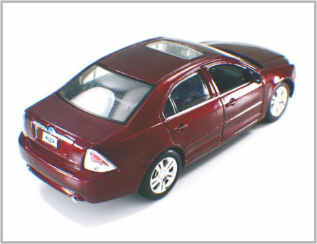 Μίνι Diecast κραμάτων σκούρο κόκκινο συνήθειας τήξη της Ford αυτοκινήτων 2006 κλίμακας πρότυπη ως δώρο προμηθευτής