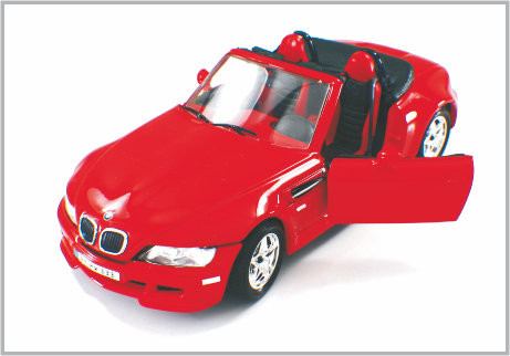 ανοικτό αυτοκίνητο της BMW 1/24 Diecast αυτοκίνητα κλίμακας συνήθειας κραμάτων κόκκινο πρότυπο ως σπίτι Decoratio προμηθευτής