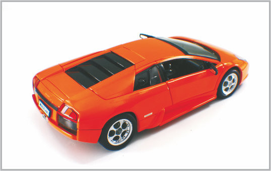 1/24 Diecast πρότυπα αυτοκίνητα Lamboighini murcielag Decoratio κλίμακας συνήθειας κραμάτων πορτοκαλιά προμηθευτής