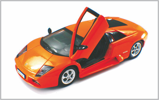 1/24 Diecast πρότυπα αυτοκίνητα Lamboighini murcielag Decoratio κλίμακας συνήθειας κραμάτων πορτοκαλιά προμηθευτής