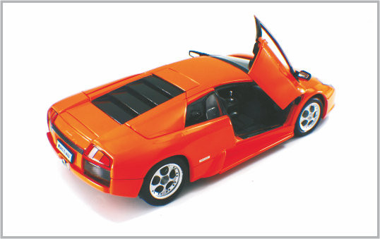 1/24 Diecast πρότυπα αυτοκίνητα Lamboighini murcielag Decoratio κλίμακας συνήθειας κραμάτων πορτοκαλιά προμηθευτής