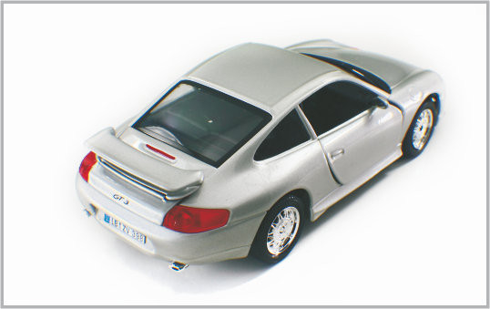 1/24 Diecast πρότυπα αυτοκίνητα κλίμακας συνήθειας κραμάτων αργυροειδή άσπρα Porsche GT3 ως σπίτι Decoratio προμηθευτής
